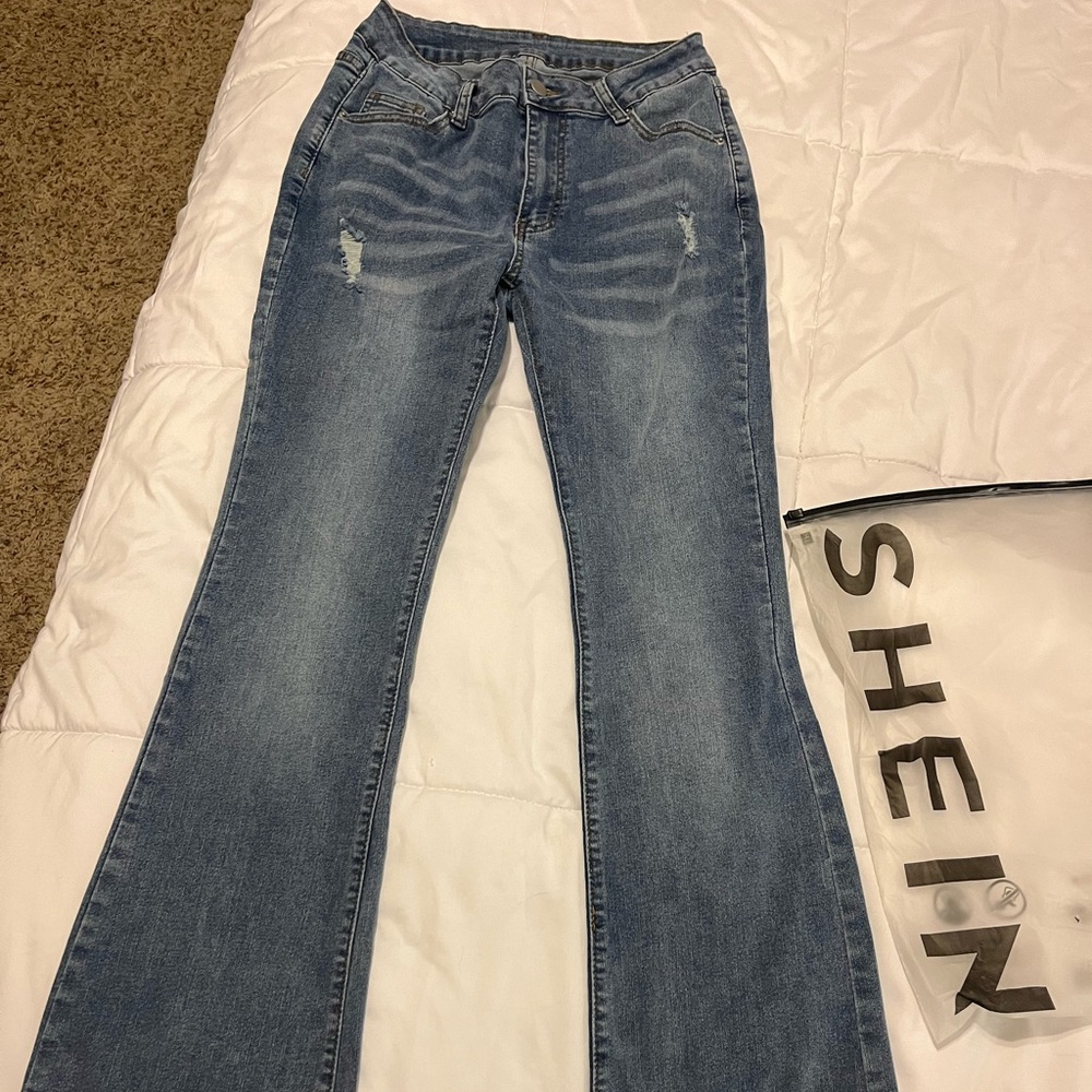 SHEIN light blue denim jeans